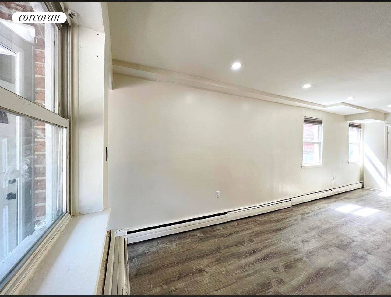 Recently renovated spacious 2 bedroom 1st floor unit on Brigham Street.