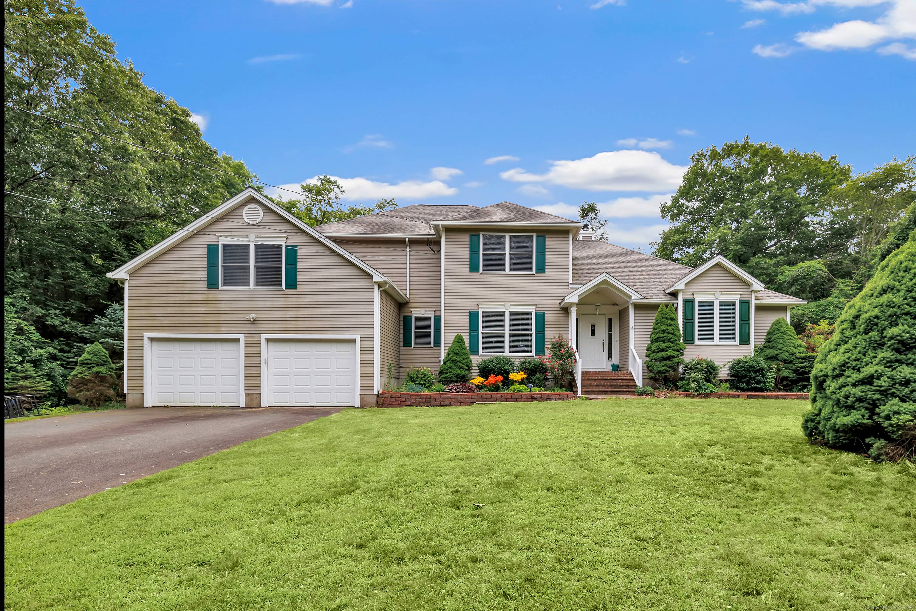 Welcome home to this beautiful colonial on a spectacular cul de sac set back on a serene 1.