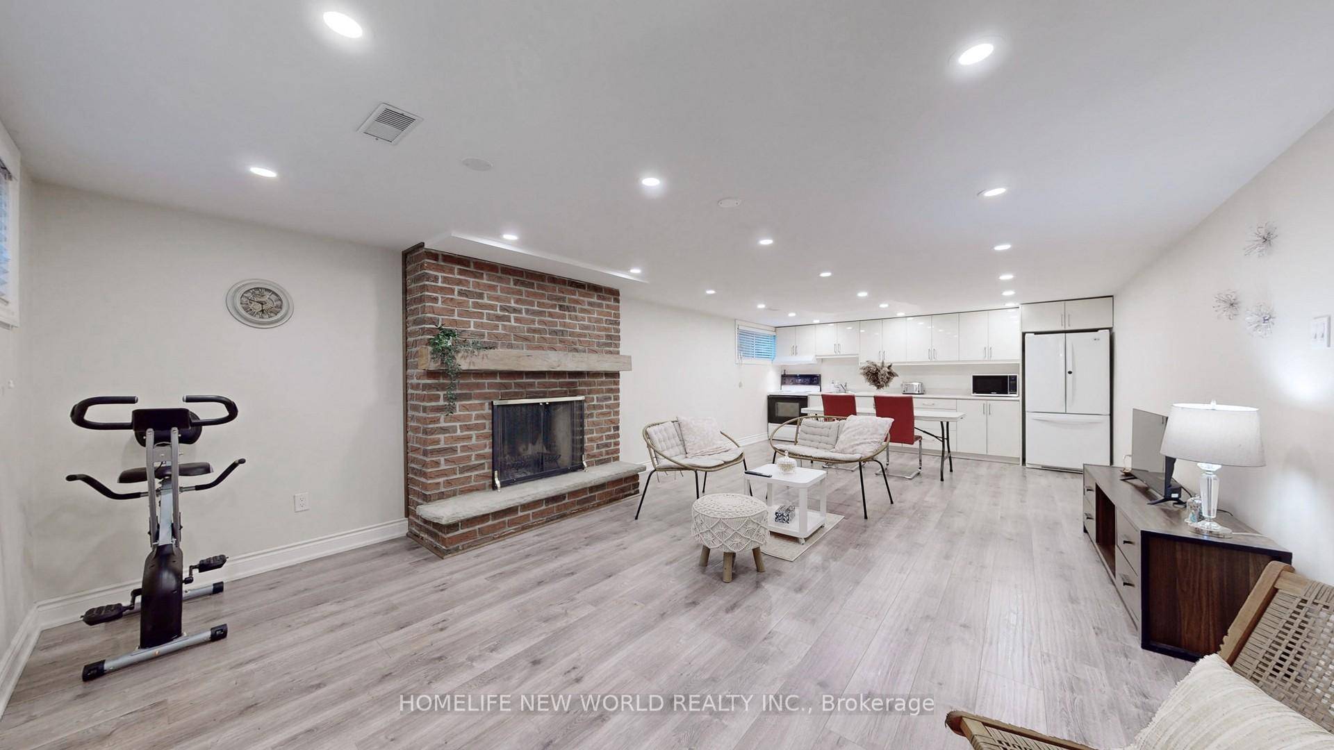 Bright, Large, fully renovated 2 bedrooms, 2 bathrooms basement in prestigious Willowdale west area.
