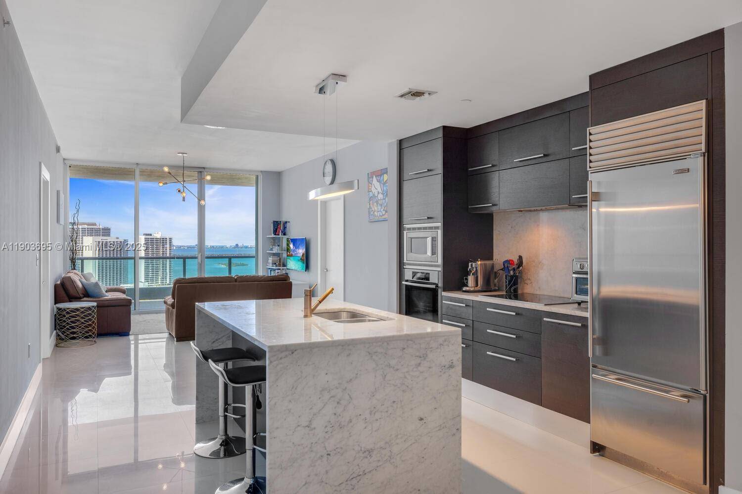 Welcome to the absolute best deal in all of 900 Biscayne for this stunning 2bed 3bath condo with fantastic skyline and water views at 900 Biscayne.