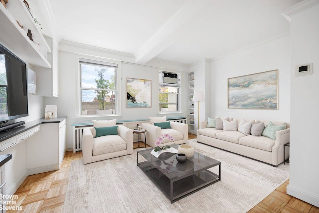Perched at the top of a pre war classic co op, perfectly situated on West 72nd Street, Penthouse 3, at 310 West 72nd Street is a beautifully renovated two bedroom ...