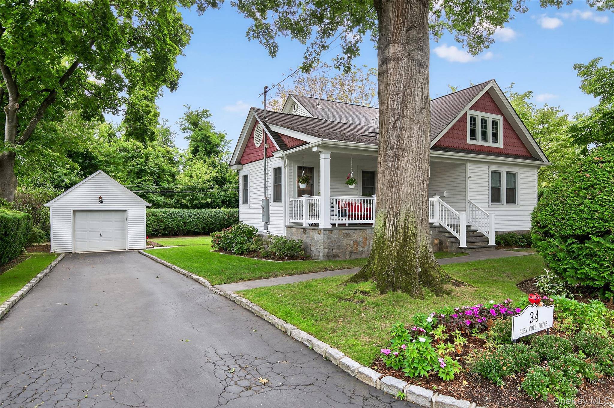 Welcome to this charming expanded Cape Cod nestled in the heart of Glen Head.