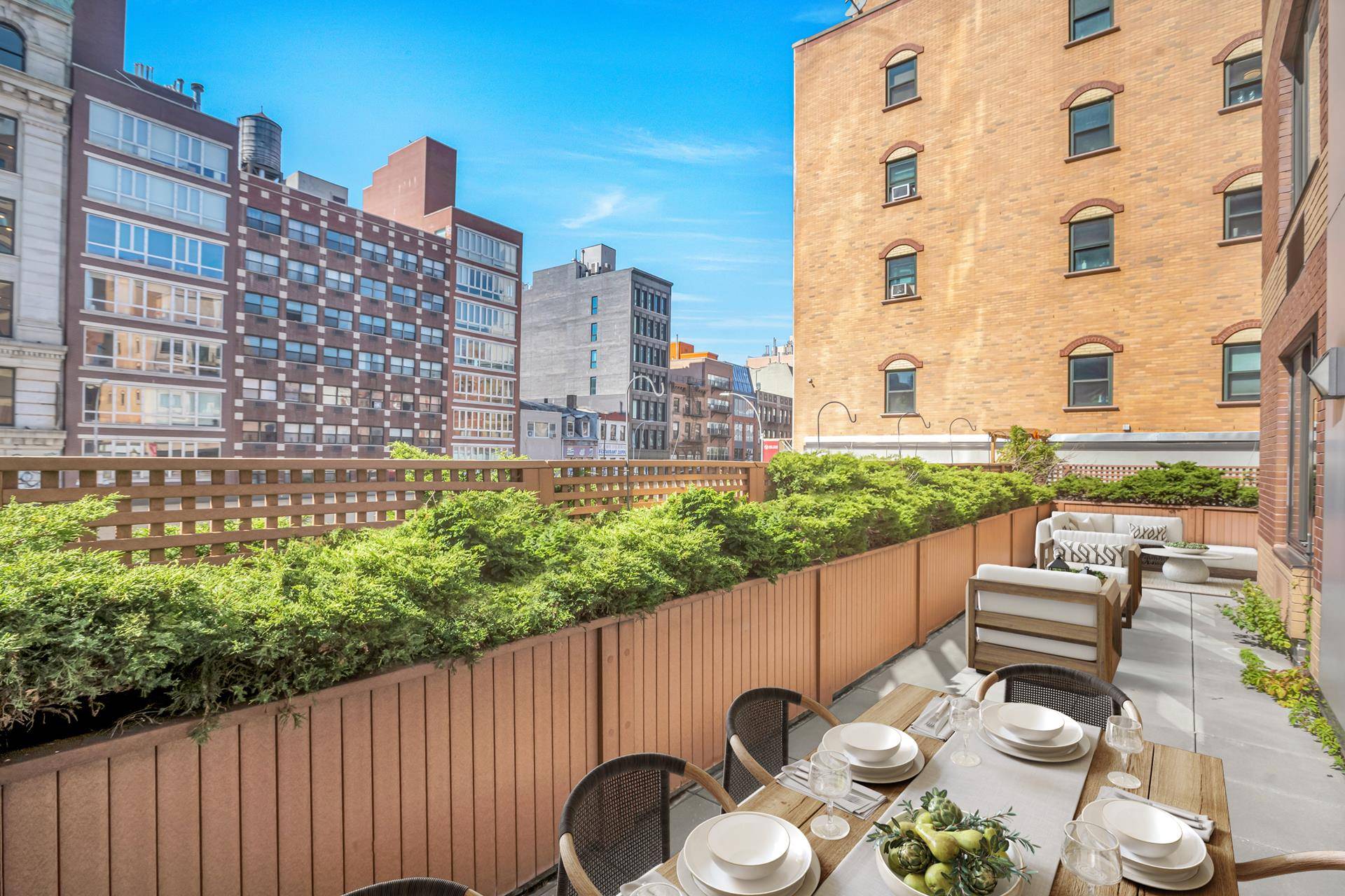 Welcome to Residence 2A at Nolita Place Condominiums a rare corner two bedroom, two bathroom home with an expansive private terrace in the heart of one of downtown Manhattan's most ...