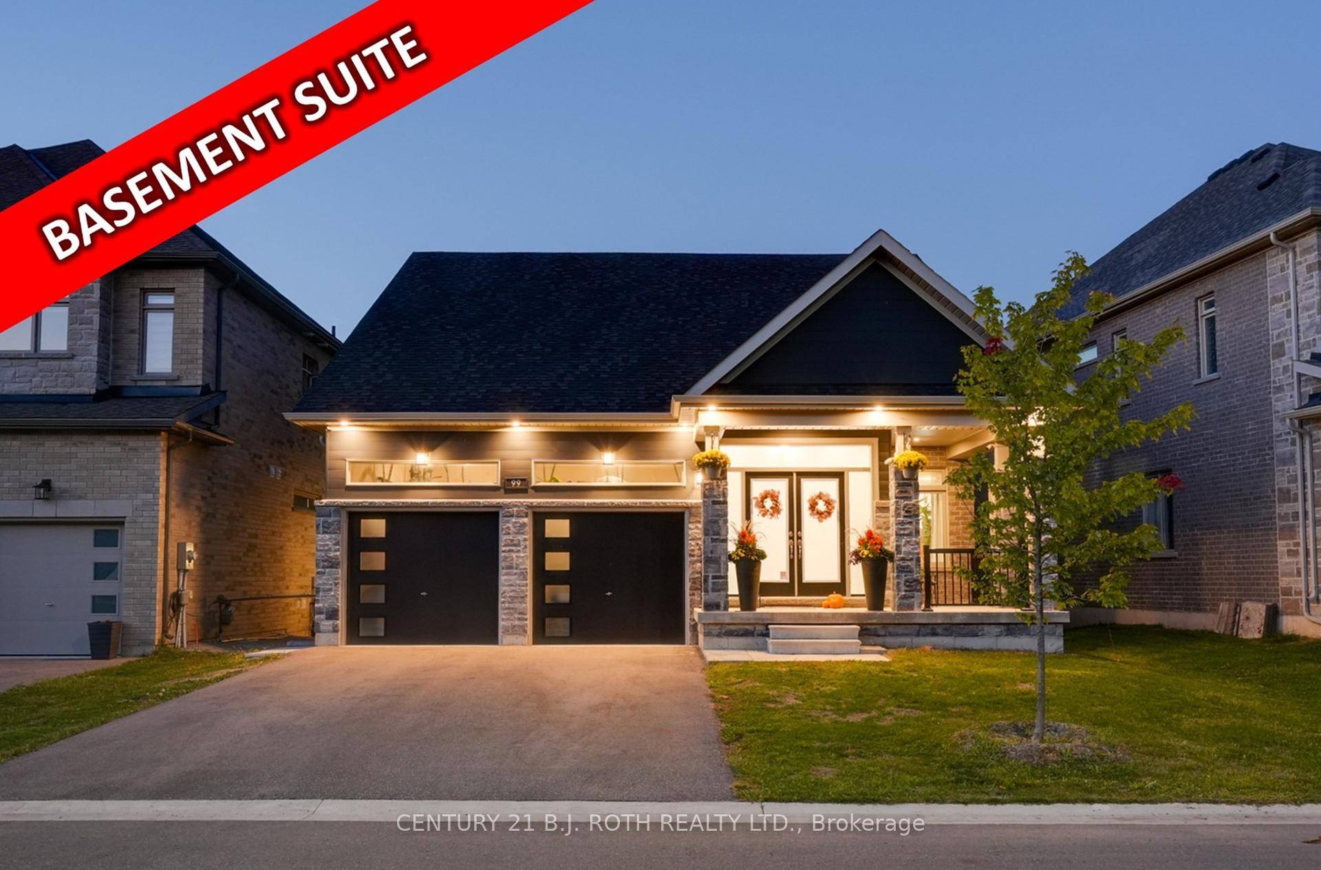 Introducing 99 Franklin Tr, A Rare Bungaloft Estate Backing Onto Protected Green Space.