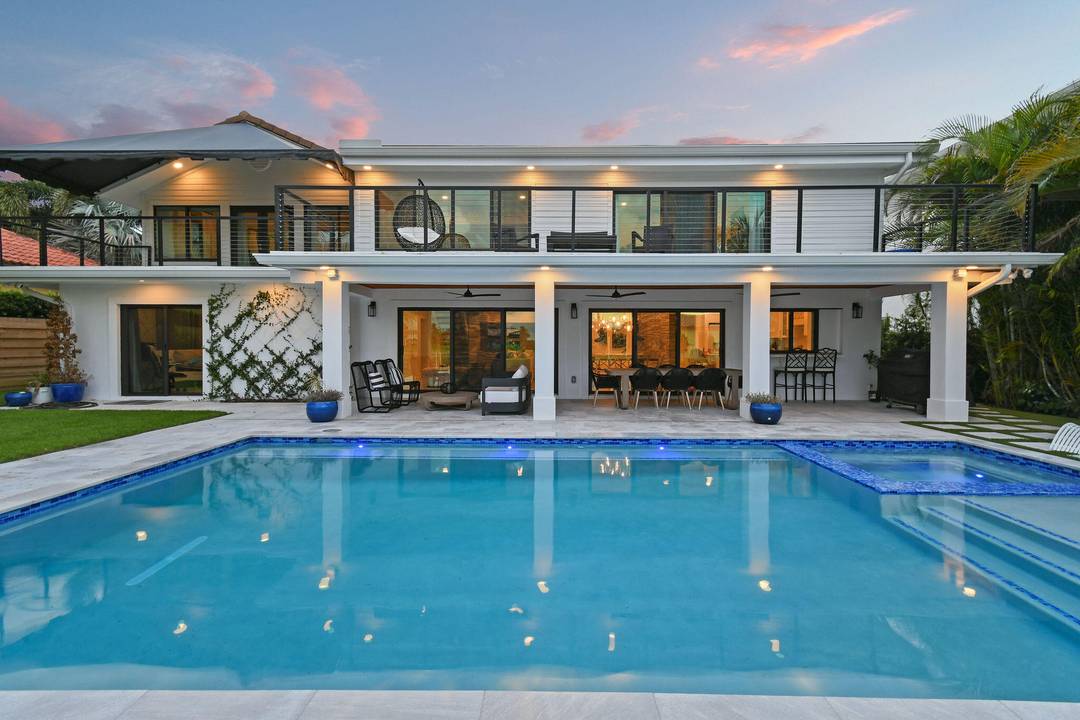 Set on one third of an acre with 90 feet of seawall just off the Intracoastal Waterway, this exceptional waterfront property sits at the end of a private, tree canopied ...