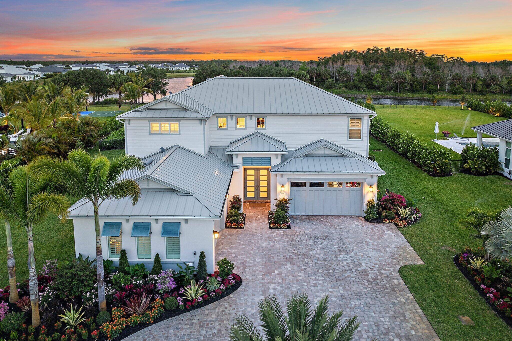 Enjoy the best of Bridgewater in this expanded ''Livingston'' model home with long water views.