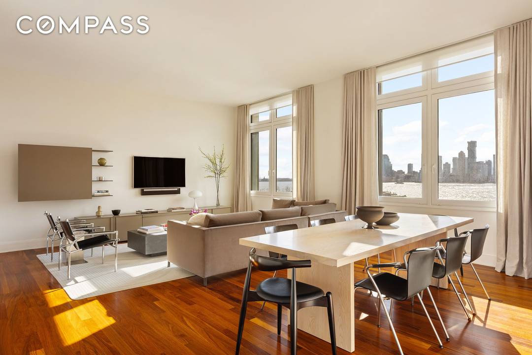 Perfectly positioned in Ultra Prime Tribeca, alongside 67 and 70 Vestry Street, the allure of unobstructed, protected Hudson River views and spectacular sunsets draws you to this magnificent 2, 017 ...