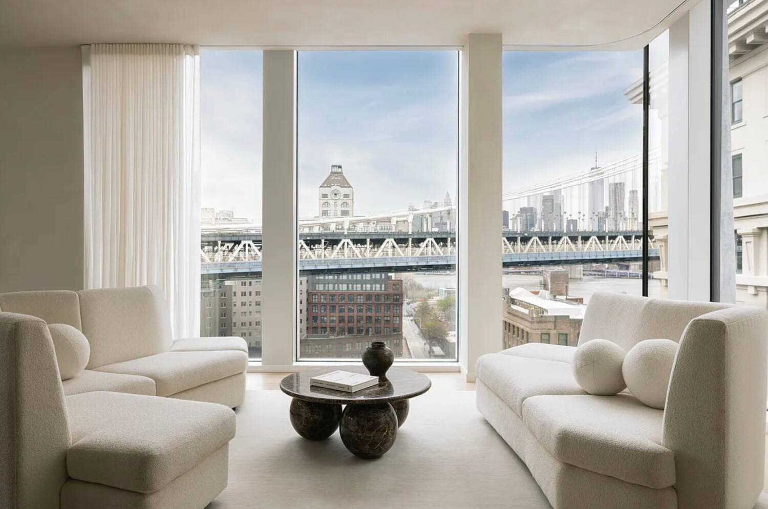 Perched atop one of DUMBO's most iconic buildings, this extraordinary penthouse spans the entire top floor and offers over 3, 000 square feet of meticulously designed interior space, paired with ...