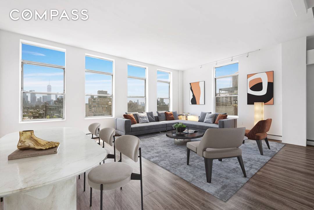 Flatiron Penthouse Loft with Private Roof Deck and Incredible Views Welcome to this bright and airy 3 bedroom, 2 bath duplex loft perched atop a boutique co op in the ...