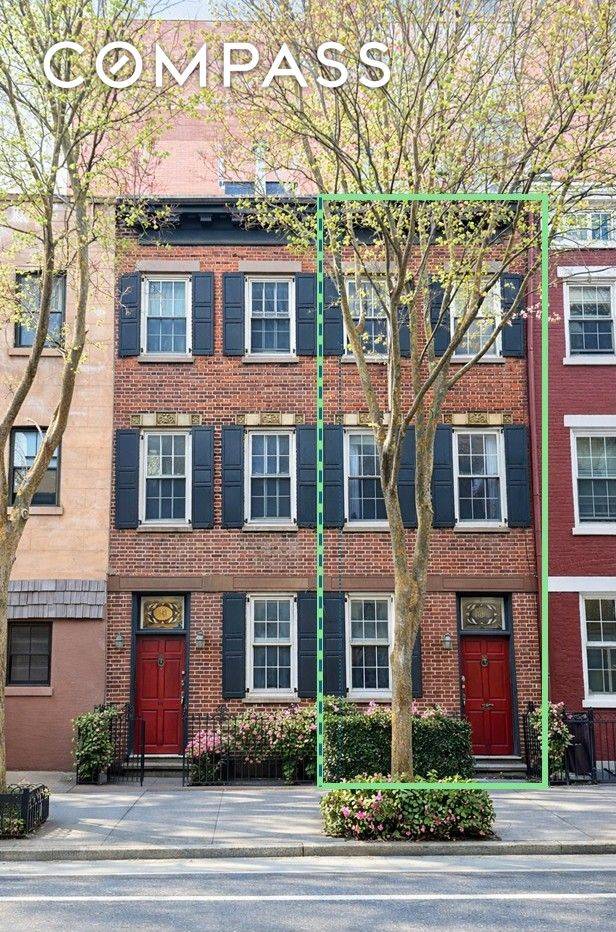 Originally constructed in 1860 as a single 25 foot Federal style residence, 449 and 449 1 2 Hudson are an incredibly rare opportunity to create a right sized grand West ...