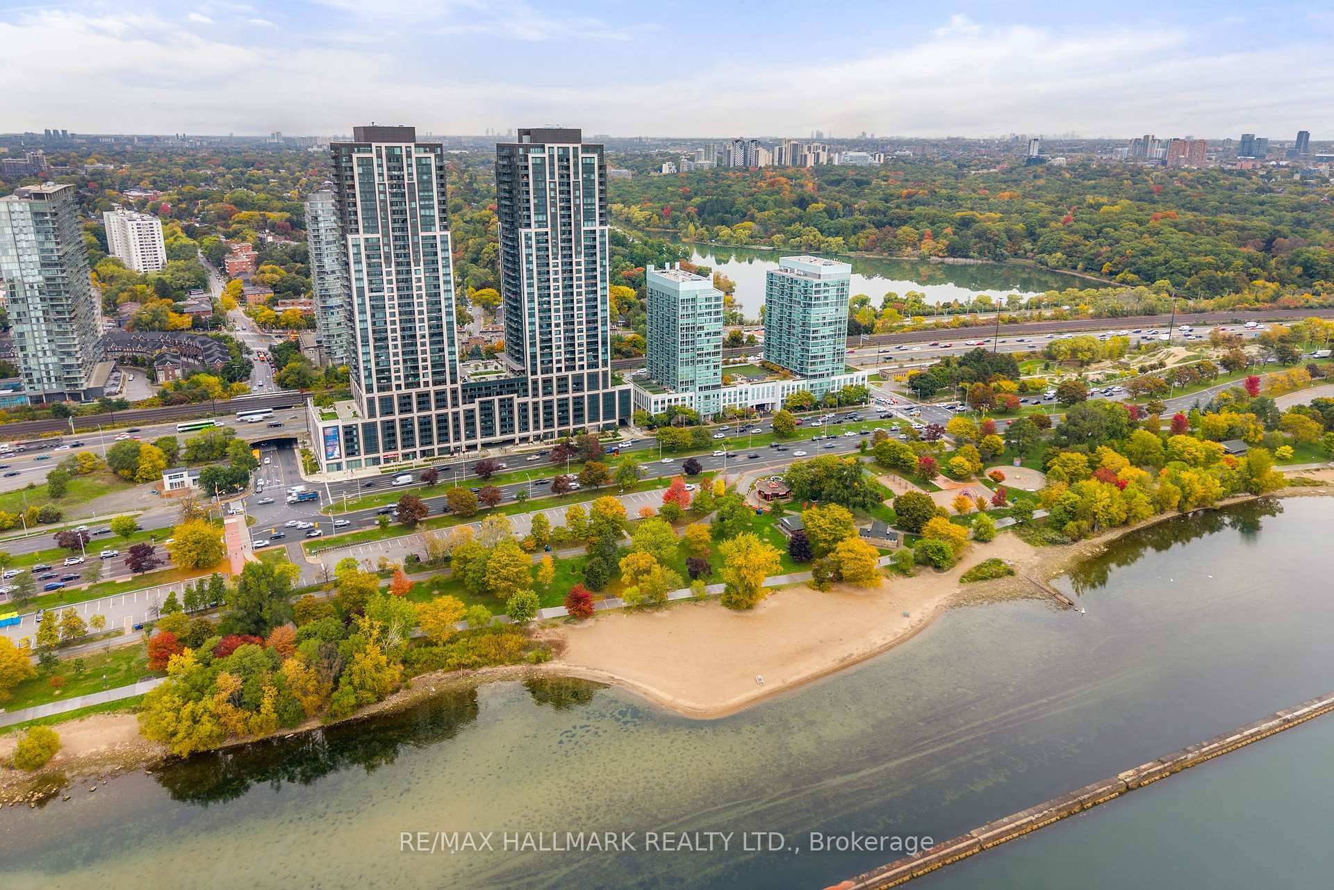 Experience luxury living in this elegant 1 1 bedroom suite showcasing breathtaking, unobstructed views of Lake Ontario from both the primary bedroom and the private balcony.