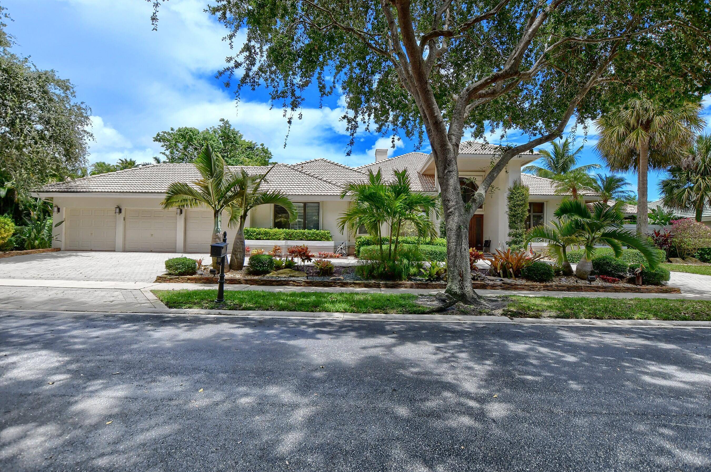 AMAZING 5 bedroom or 4 bedroom plus a beautiful office w private bth walk in closet that sits on a completely private almost half acre interior lot overlooking a gorgeous ...