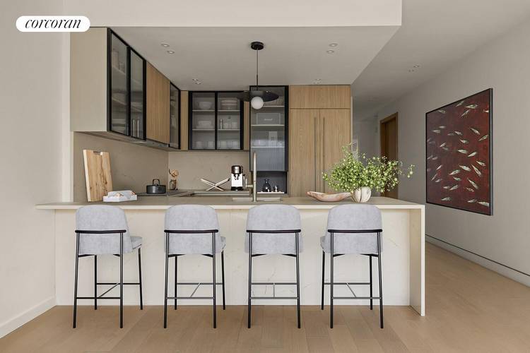 Welcome to Unit 2 at 174 Eagle Street, a thoughtfully designed two bedroom, two bathroom floor through residence spanning 1, 138 square feet in the heart of Greenpoint.