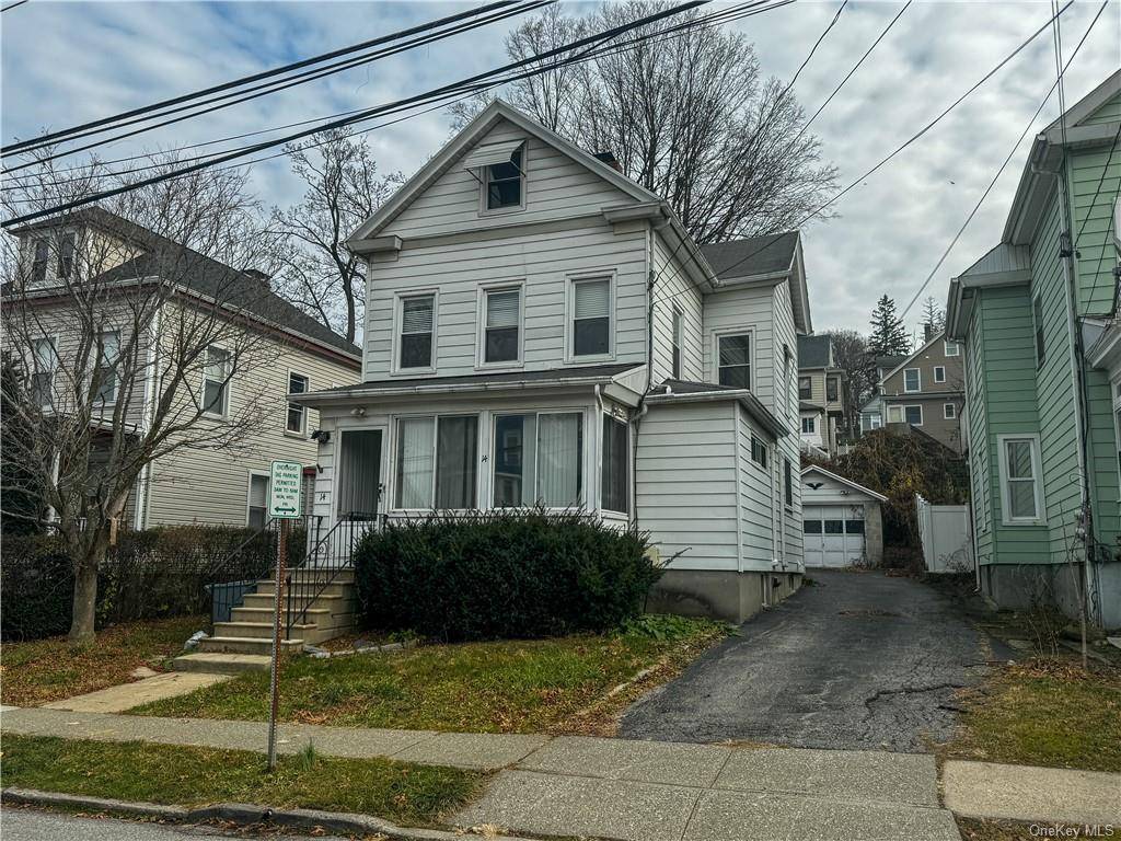 Situated in the heart of Ossining, New York, this 2 family duplex offers a unique blend of modern comfort and renovation potential.