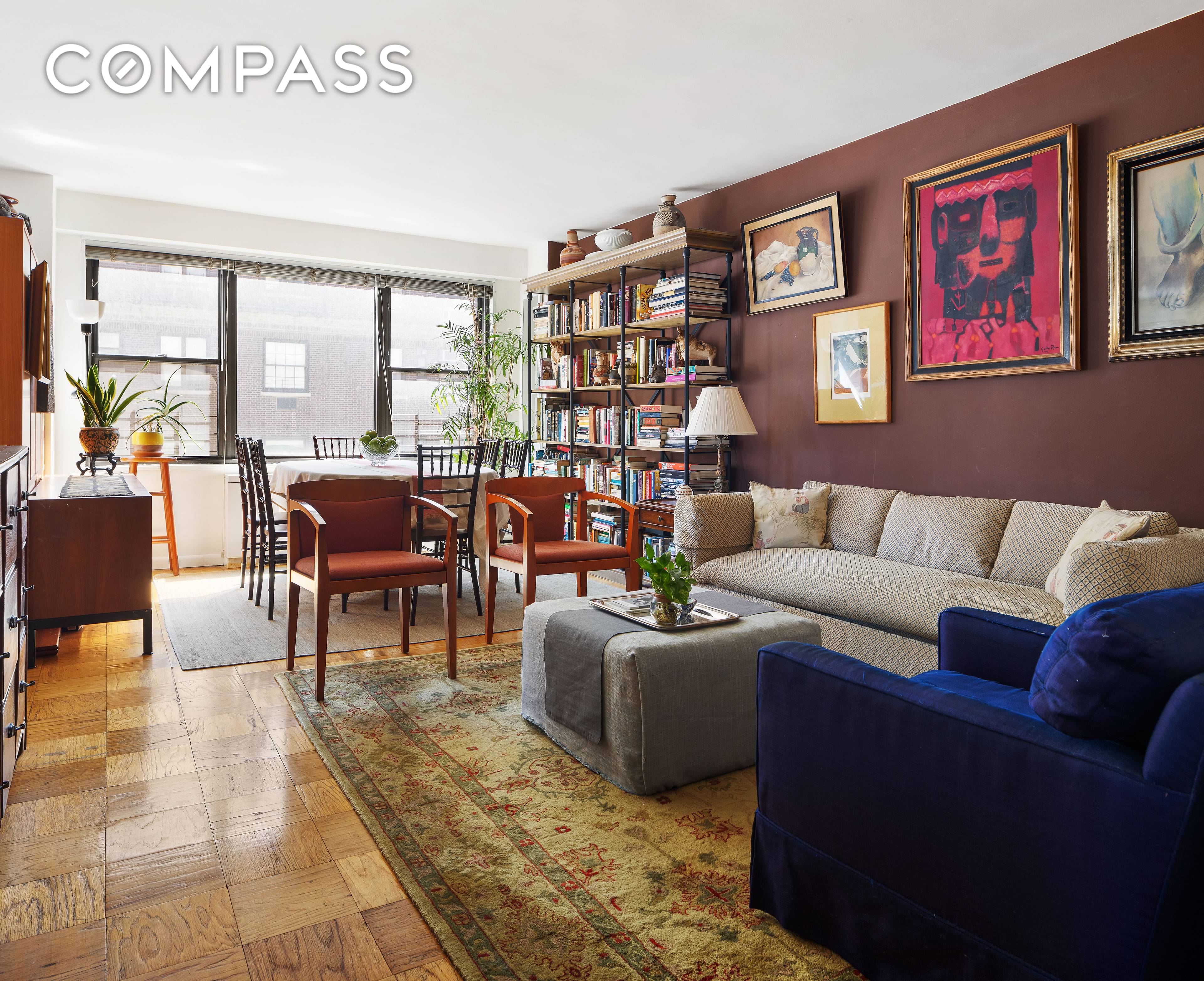You can't beat the location of this sun filled and spacious corner apartment with open city views.