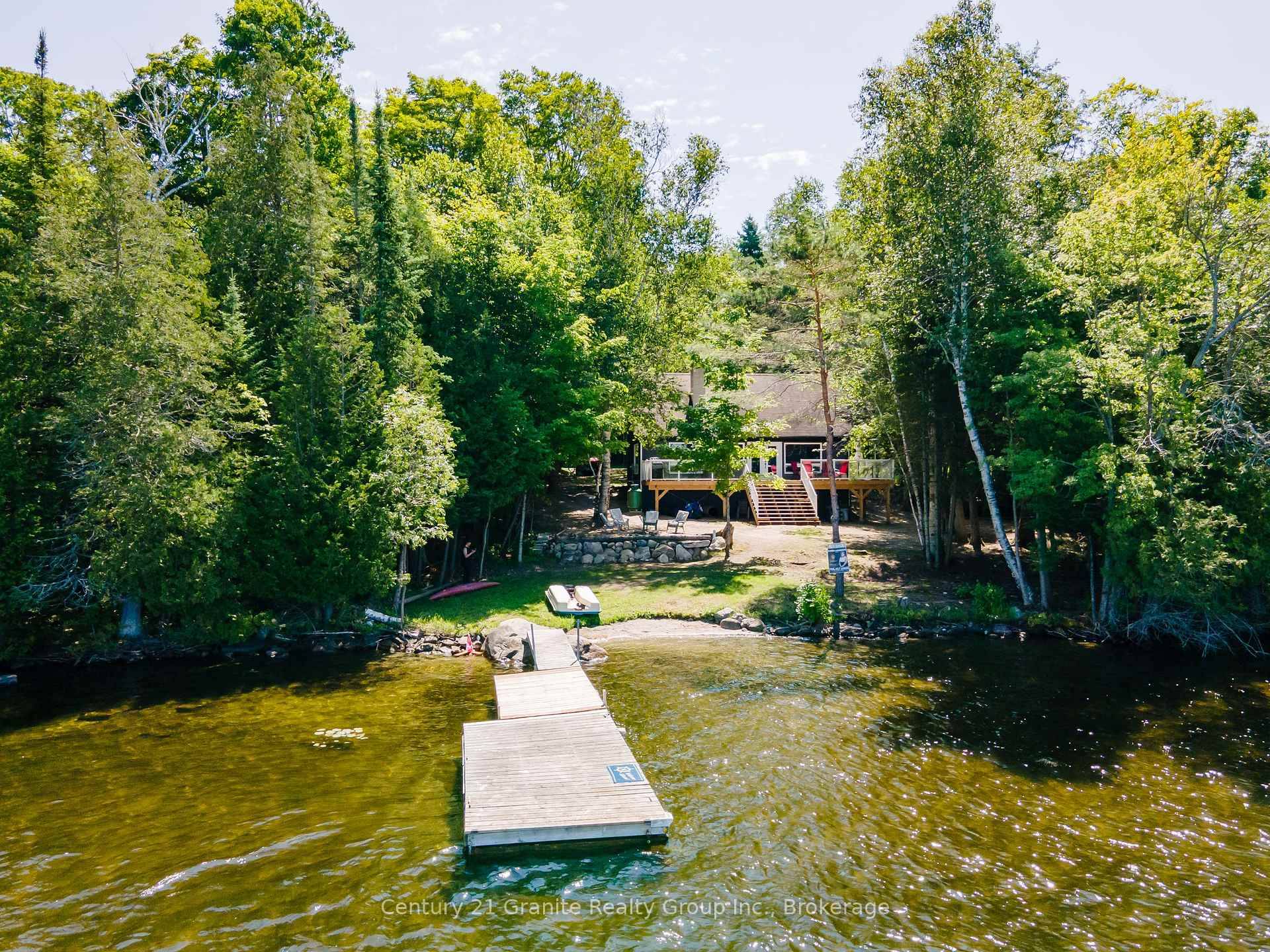 Kashagawigamog Lake 4 Season Cottage with Sunset Views amp ; Sandy Shoreline !