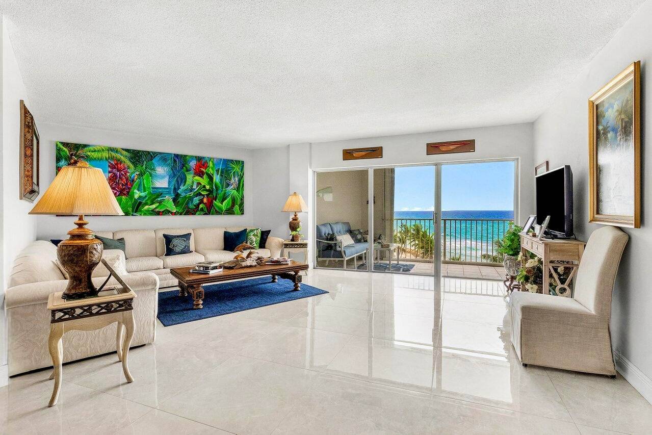Penthouse Towers has only four available of the most sought after, largest ''elbow'' residences, and this two bedroom, two bath is the highest on Floor 7 !