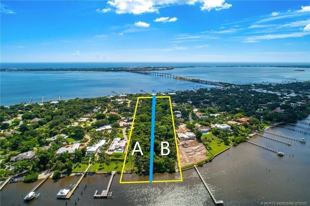 One of south Florida's largest deep water lots yet to be developed totaling nearly 8 acres sitting atop 33' elevation at the high point near the water edge.