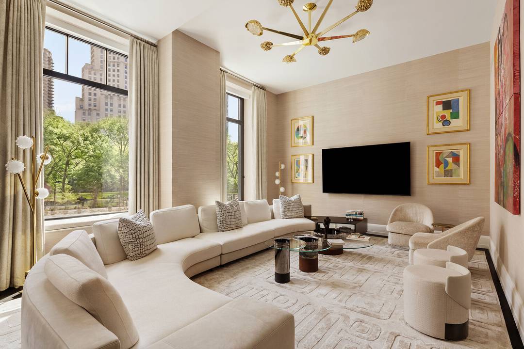 One of the few units where every room faces the park.