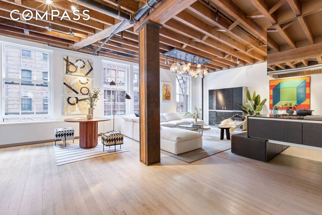 This full floor residence is located in a boutique prewar cooperative in Tribeca and offers approximately 3, 000 square feet of thoughtfully designed living space.