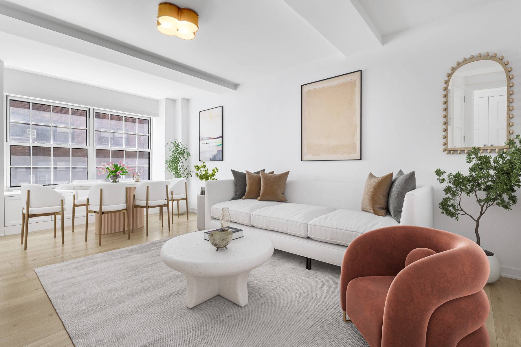 Exquisitely crafted by renowned design firm Champalimaud, this prewar gem by Rosario Candela presents a luxurious one bedroom, one bathroom haven at 12 East 88th Street.