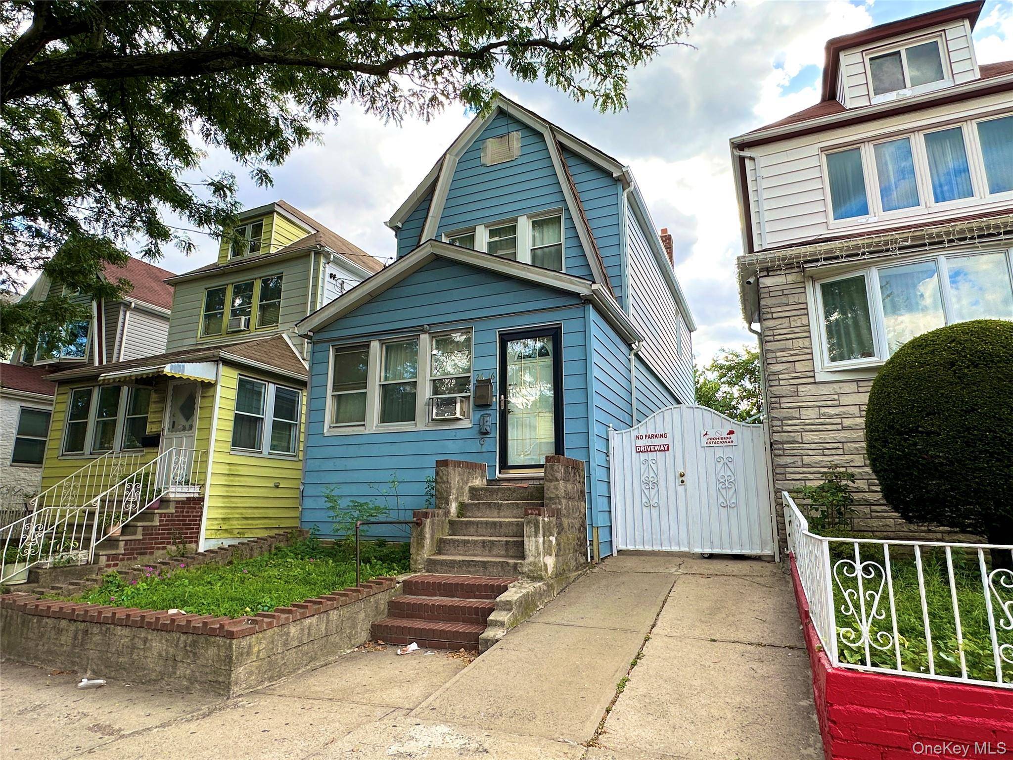 Investor special. Fully detached single family home with private driveway located in the heart of East Elmhurst.