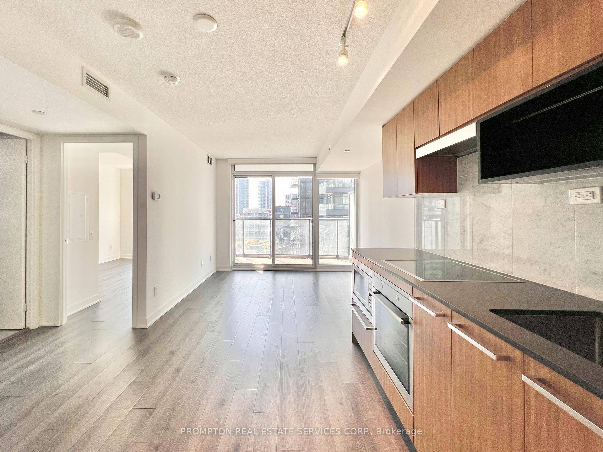 Sunny west facing One Bedroom in the sought after Forward Building located in the heart of downtown and just steps to the waterfront !