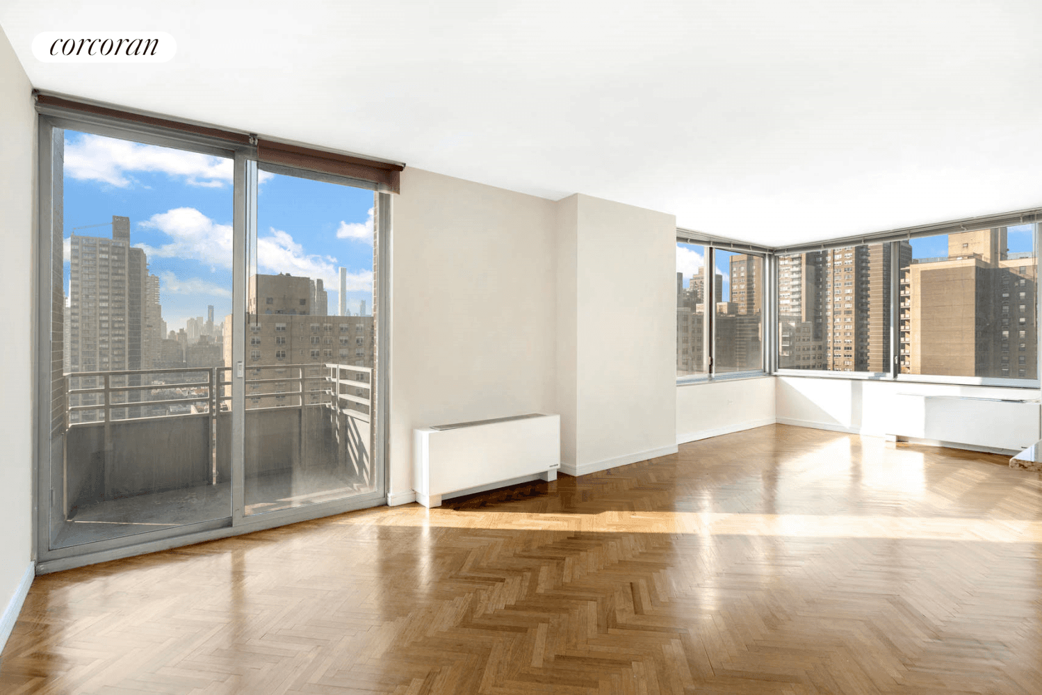 Apartment 19A Corner 2BD 2BTH with Balcony amp ; Sweeping Views Perched on a high floor, Apartment 19A is a mint condition, sun drenched corner unit with two bedrooms, two ...