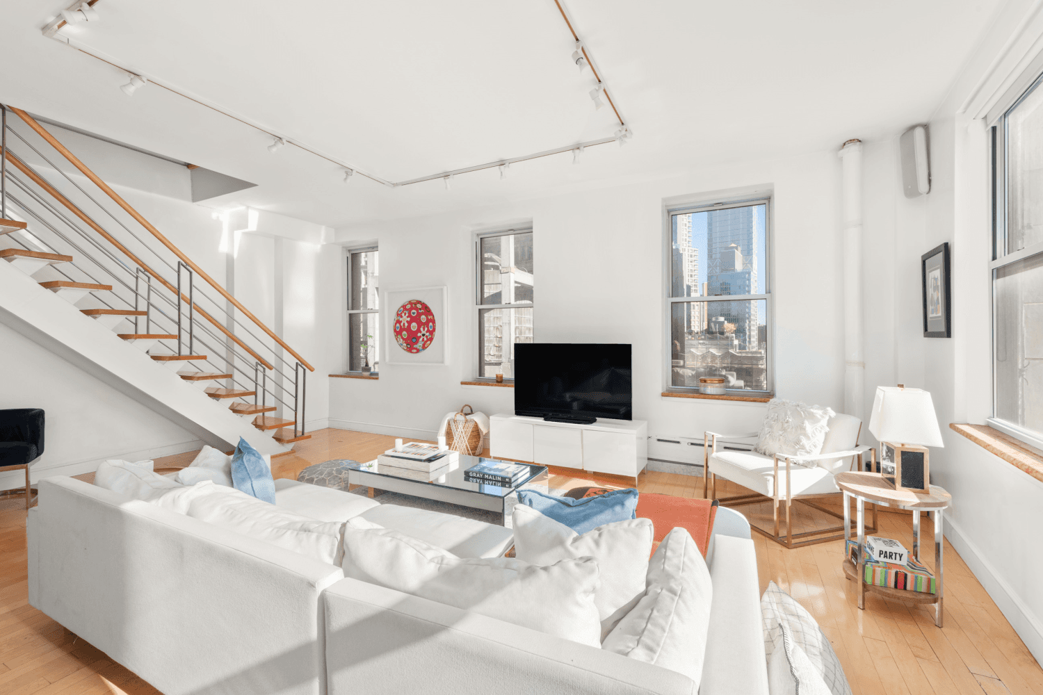 Sophisticated Duplex with timeless elegance at the prestigious Liberty Tower Step into unparalleled luxury with this impeccably renovated 3 bedroom, 2.