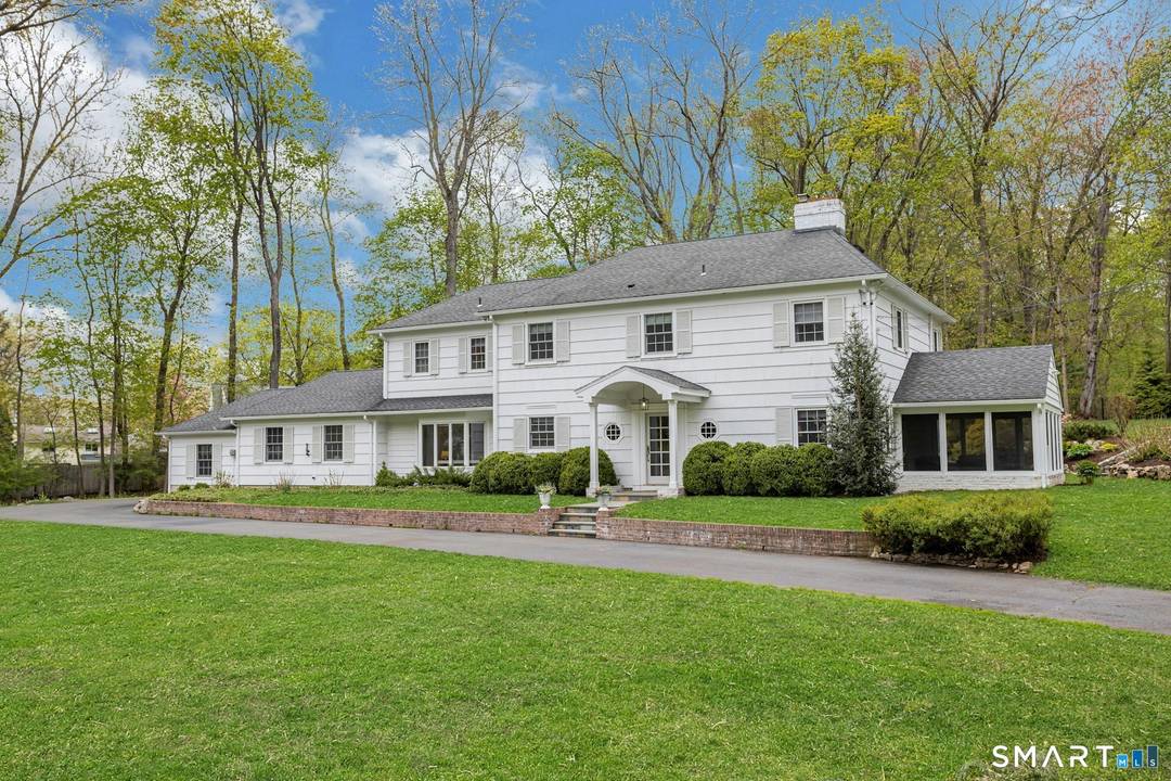 Set at the end of a quiet cul de sac on sought after Stephanie Lane, this beautifully updated four bedroom colonial sits on over an acre of professionally landscaped property ...