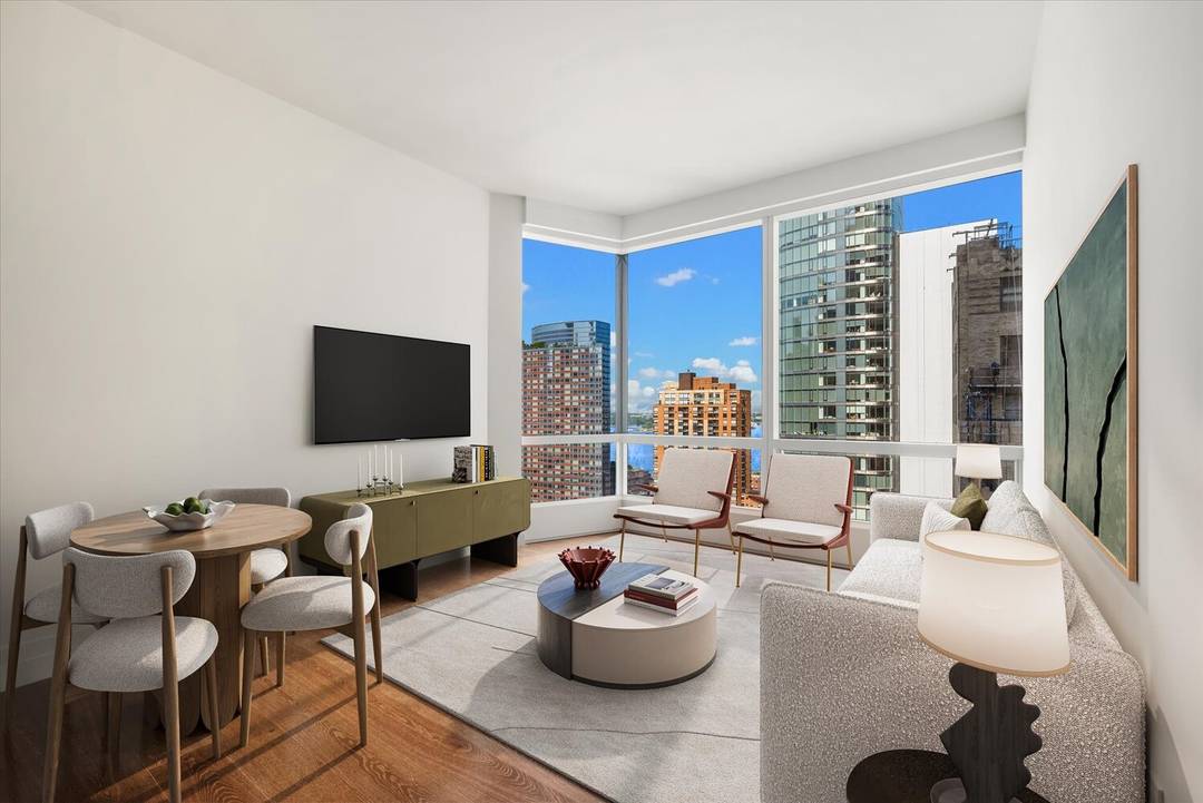 FIRST 2 BED RESALE No sponsor closing costs Like new FiDi condo graced with a curated palette of sublime fixtures and finishes, this Deborah Berke designed 2 bedroom, 2.
