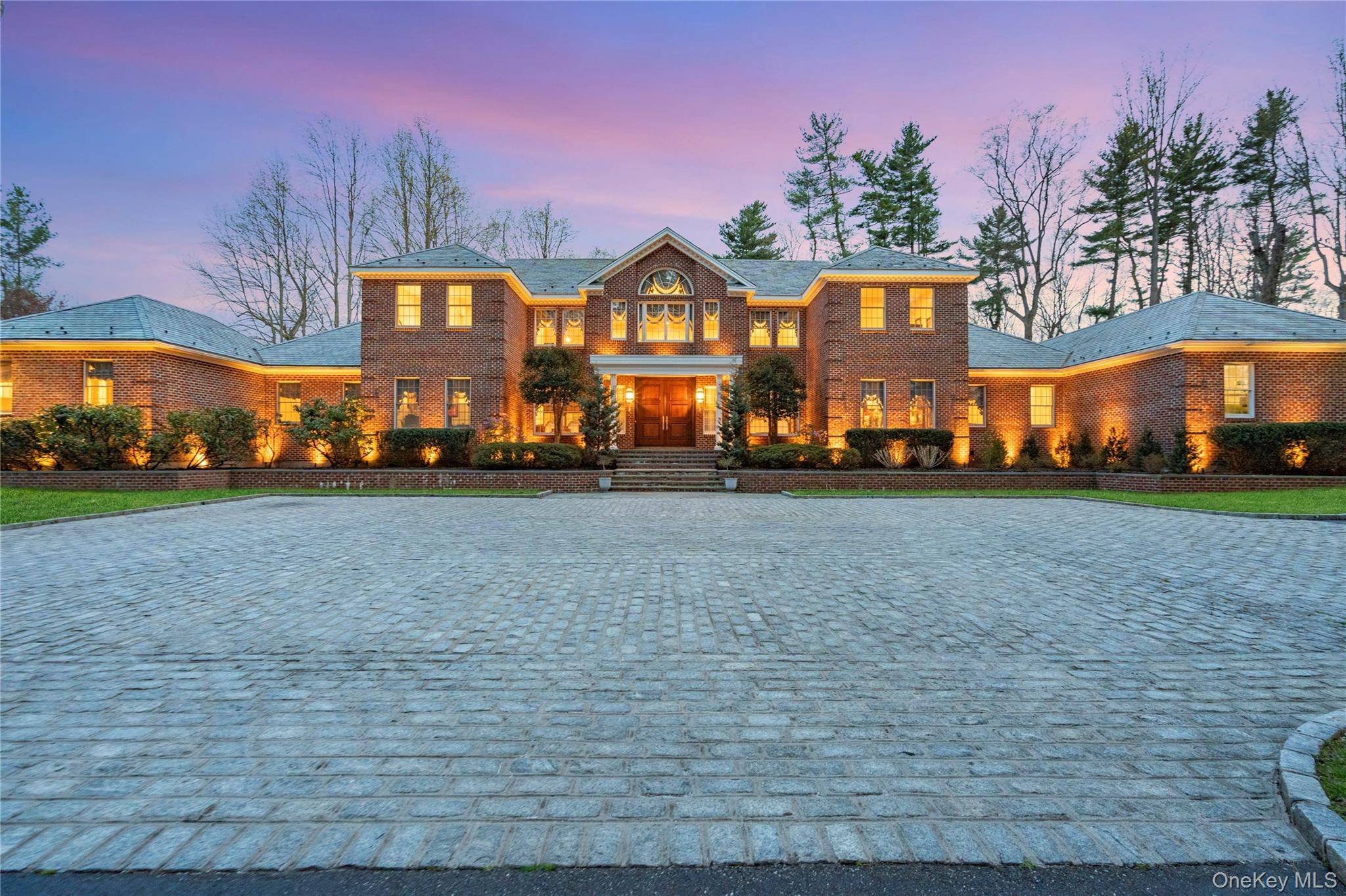 Eagles Nest ! 5 acre stately brick and slate roof gated mansion.