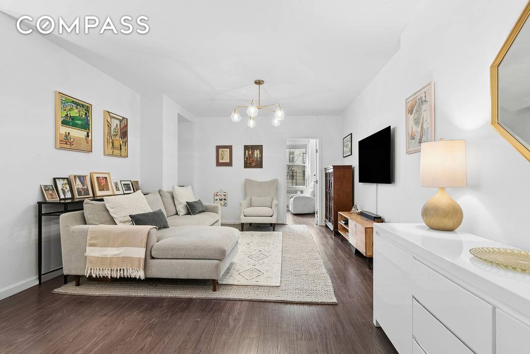 SUN, LOCATION, SPACE ! This is the extra large beautifully renovated move in ready apartment you have been looking for.