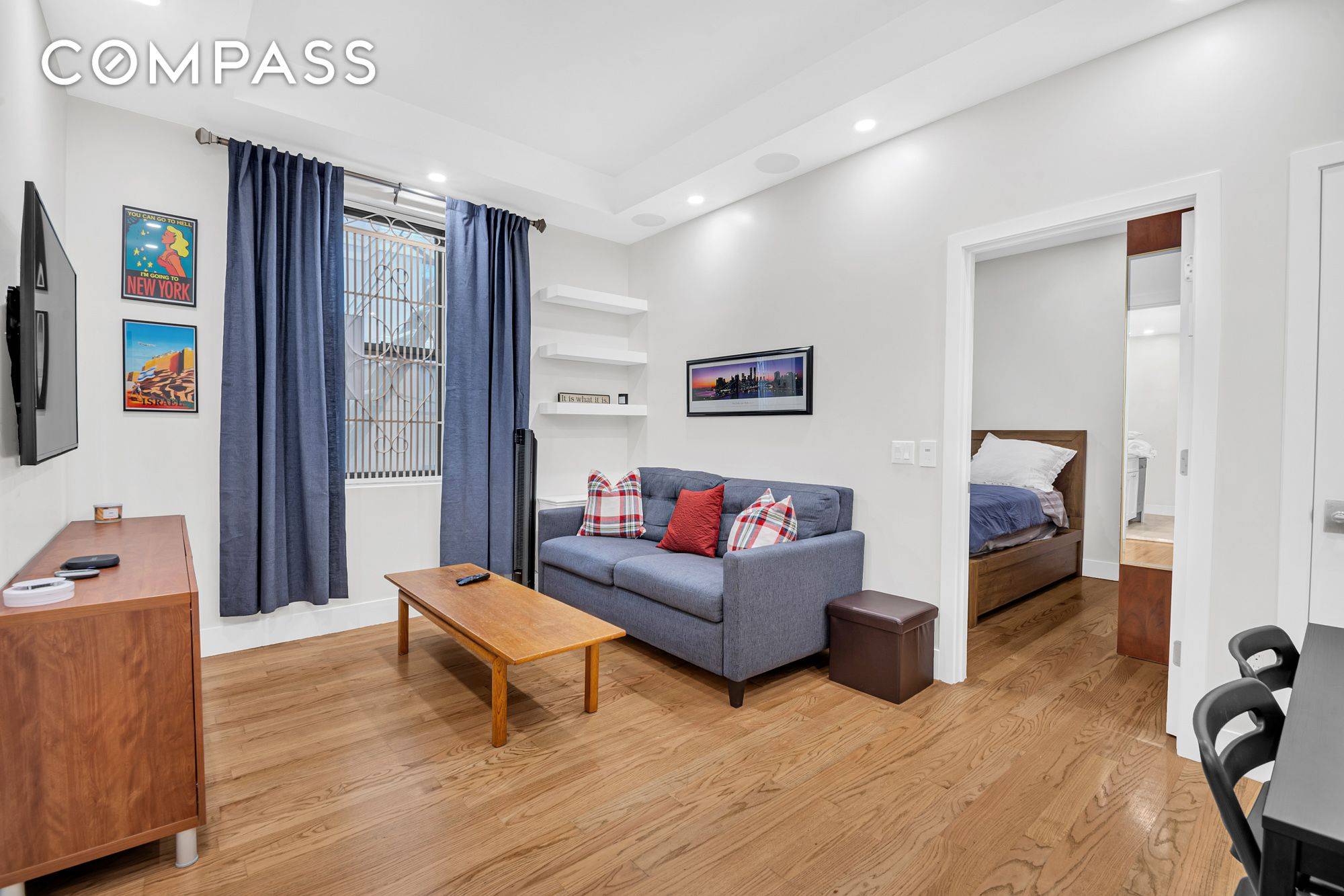 Riverside Drive this true one bedroom completely renovated and comes furnished !