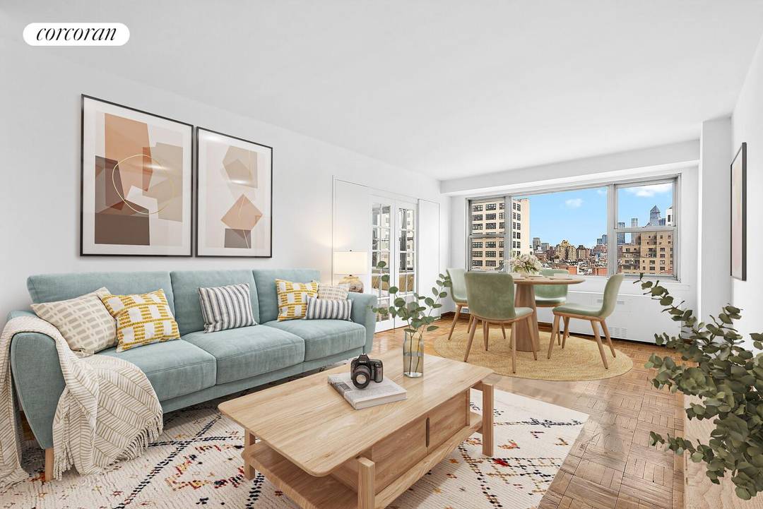 Junior 1 Bedroom with Skyline Views in Hudson Square 2 Charlton St, Apt 10D Welcome to 2 Charlton Street, Apartment 10D, a bright and intelligently designed Junior 1 Bedroom co ...