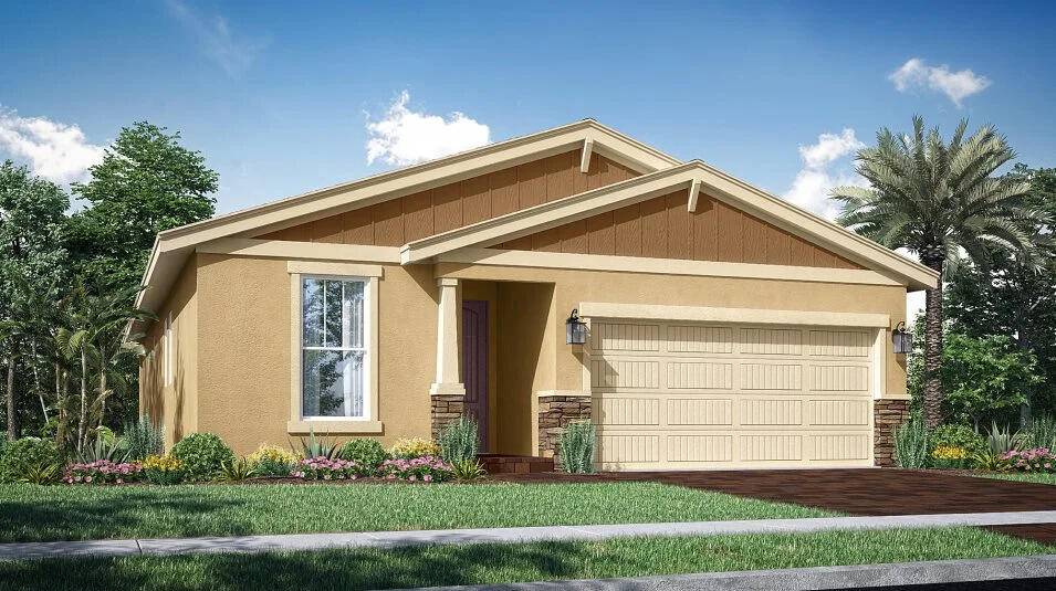Exclusive to active adults 55 and better, this new single story home features a convenient open design shared by the kitchen, dining room and Great Room, which opens to a ...