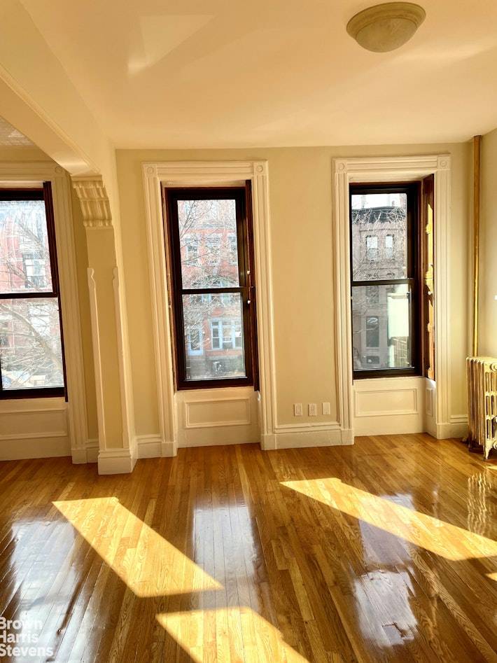 Sunny one bedroom floor through just one block from Prospect Park.