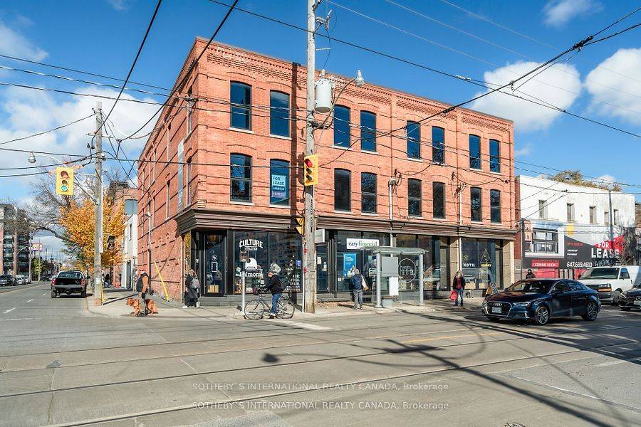Impeccable suite, just over 2, 000 sqft in vibrant Queen East, zoned Live Work, this is an incredible opportunity to acquire a one of a kind suite for your own ...
