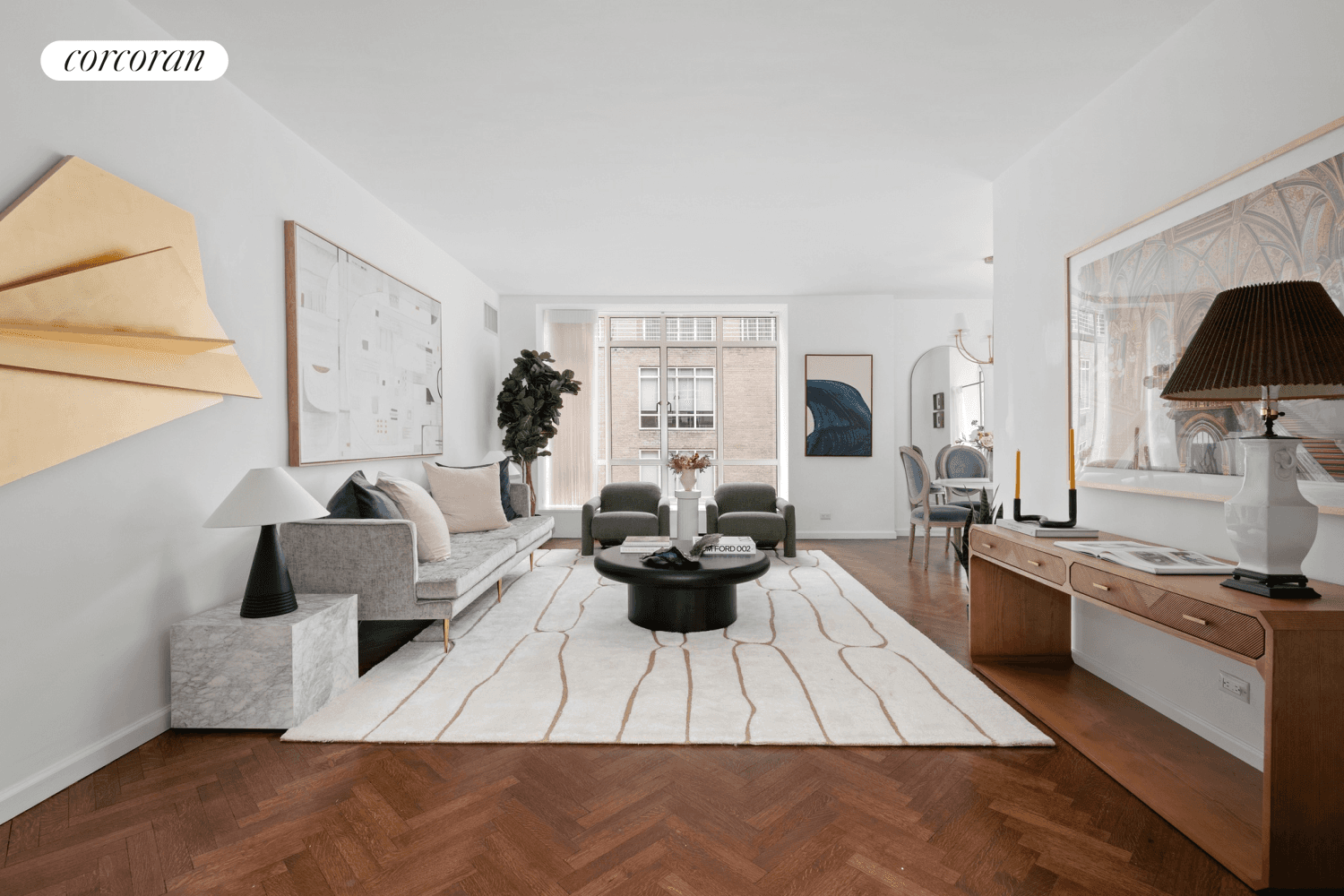 Be transported to the golden age of old New York in this picture perfect one bedroom, Apartment 10F at 17 East 54th Street, part of the renowned1936 Landmarked Rockefeller Apartments ...