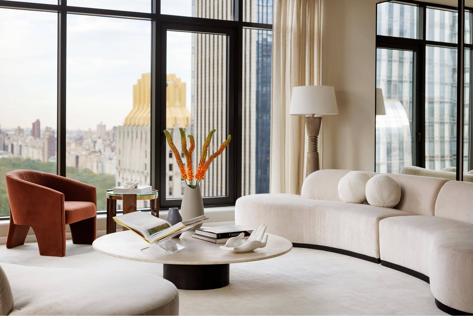 Immediate Occupancy This spacious 1, 215 square foot, one bedroom, plus alcove, one and a half bathroom residence designed by Thomas Juul Hansen, features an open living concept with floor ...