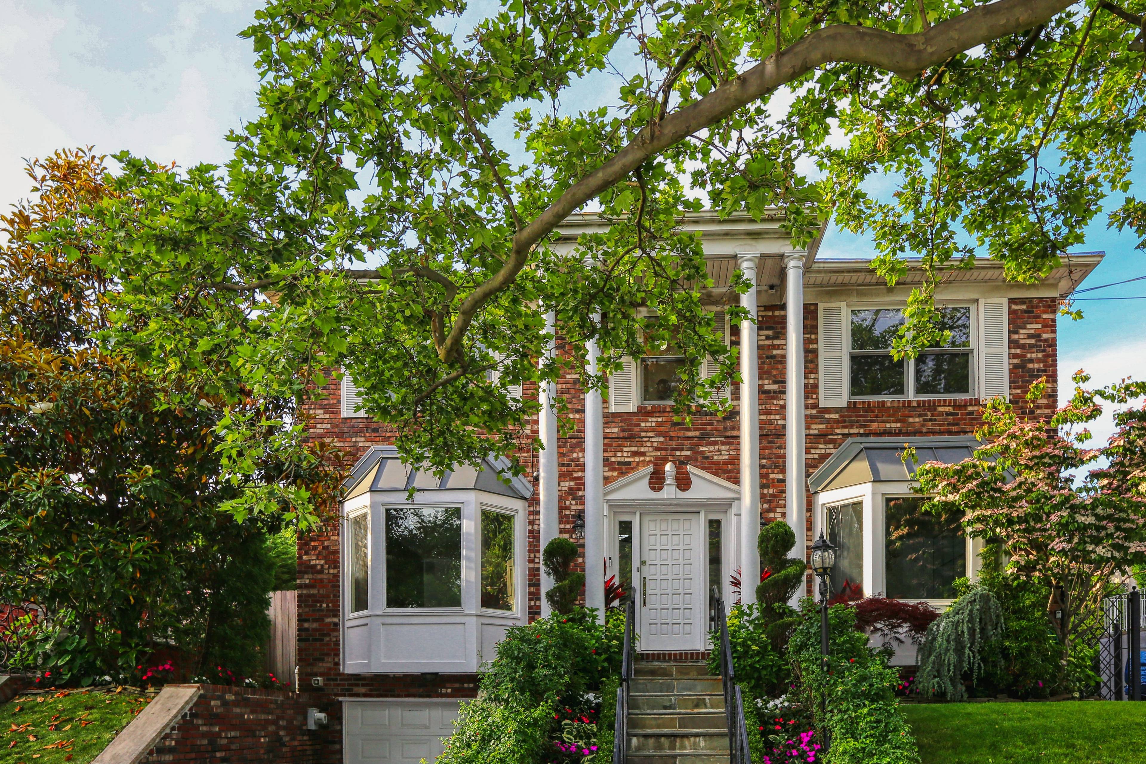 Open House Sunday May 16th 2 00 4 00pm This beautifully renovated four bedroom, three and a half bathroom center hall Colonial dazzles with designer interiors and a secluded yard ...