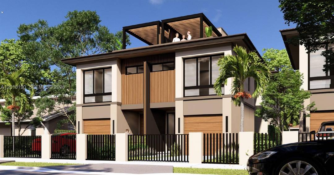 Modern new construction townhouse in OSCEOLAS offering 4 bedrooms and 3.