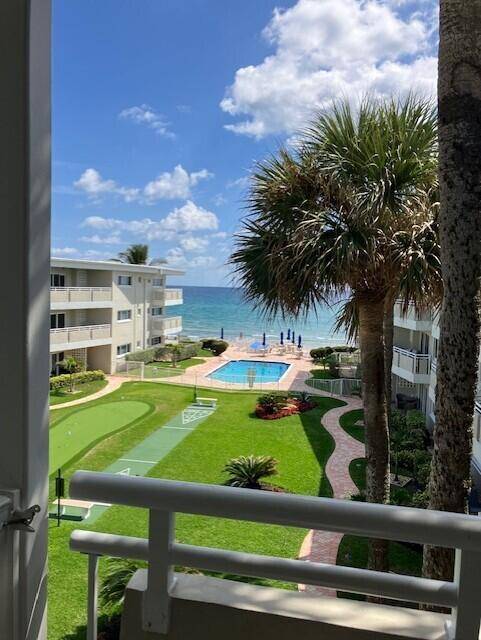 Direct ocean front building.