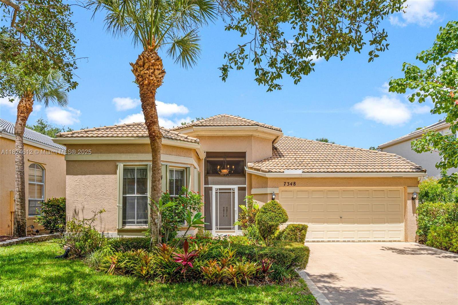 Welcome to this charming single story home in a gated community with 24 7 security, offering privacy and peace of mind.