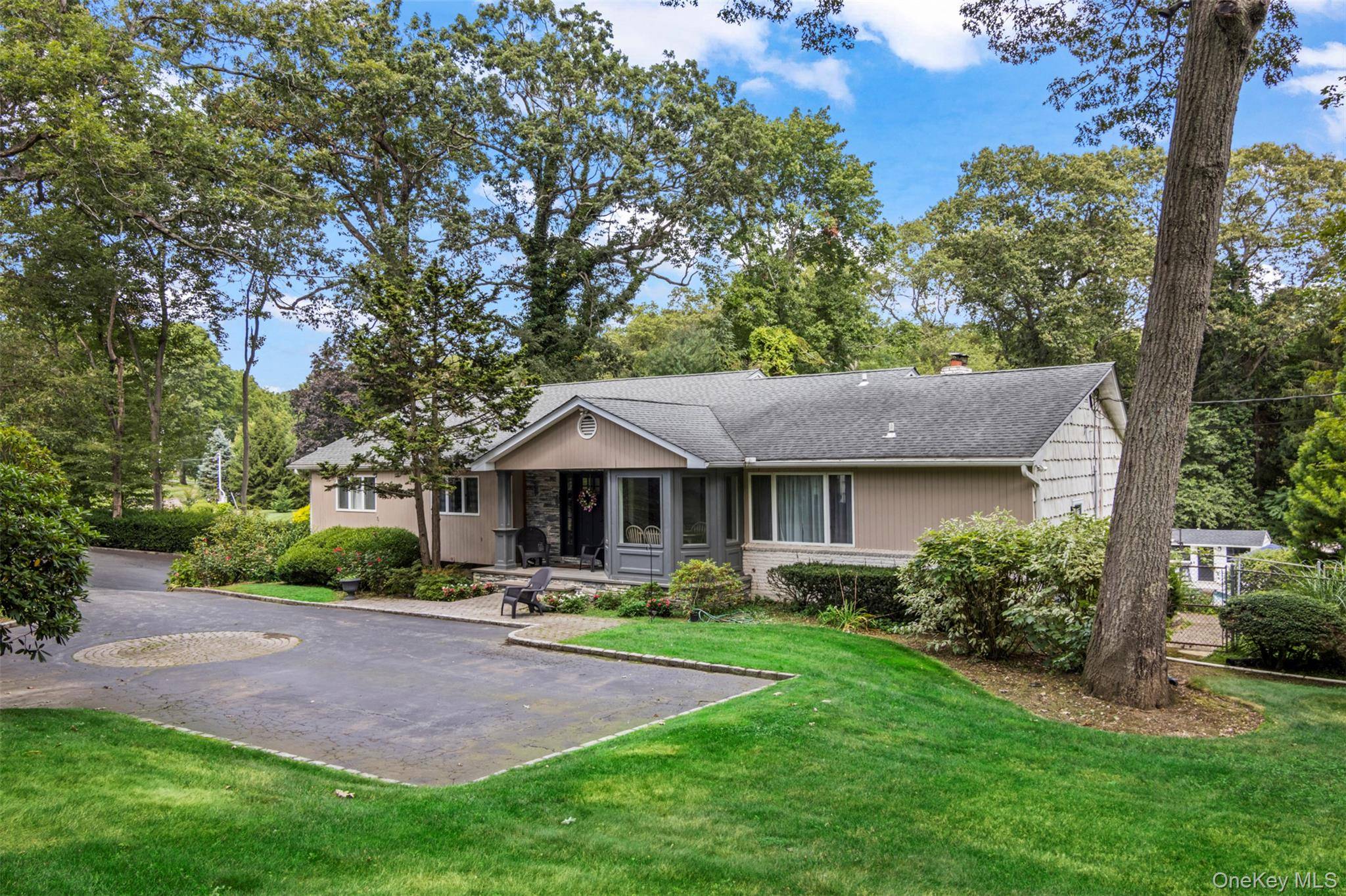 Location, amenities and SPACE in this sprawling, single story retreat nestled in the absolutely beautiful Caledonia section of Dix Hills.