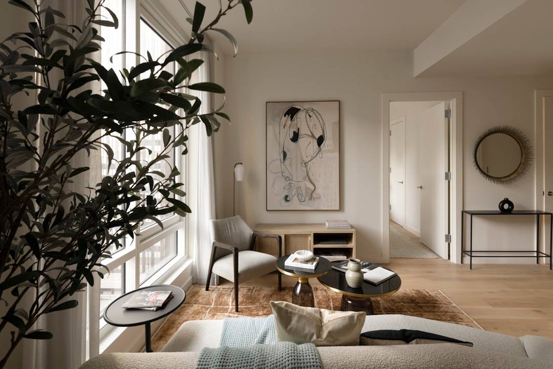 Residence 20A is a well proportioned one bedroom home at Monogram New York, with interiors designed by Neri amp ; Hu.