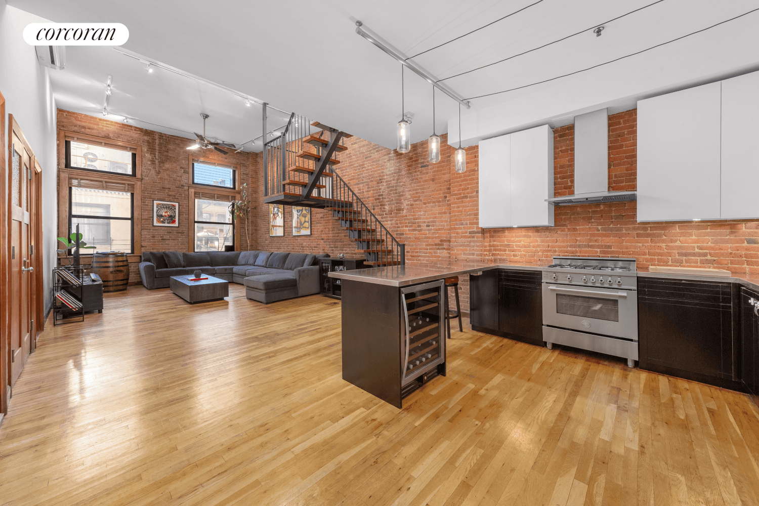 Nestled in the heart of Tribeca, this one of a kind 2 bedroom, 2 bathroom duplex penthouse with a private rooftop terrace embodies the essence of downtown loft living.