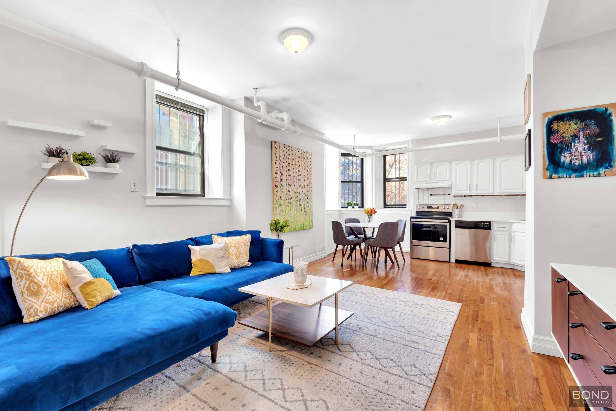 Nestled in prime Park Slope, just one block from Prospect Park !