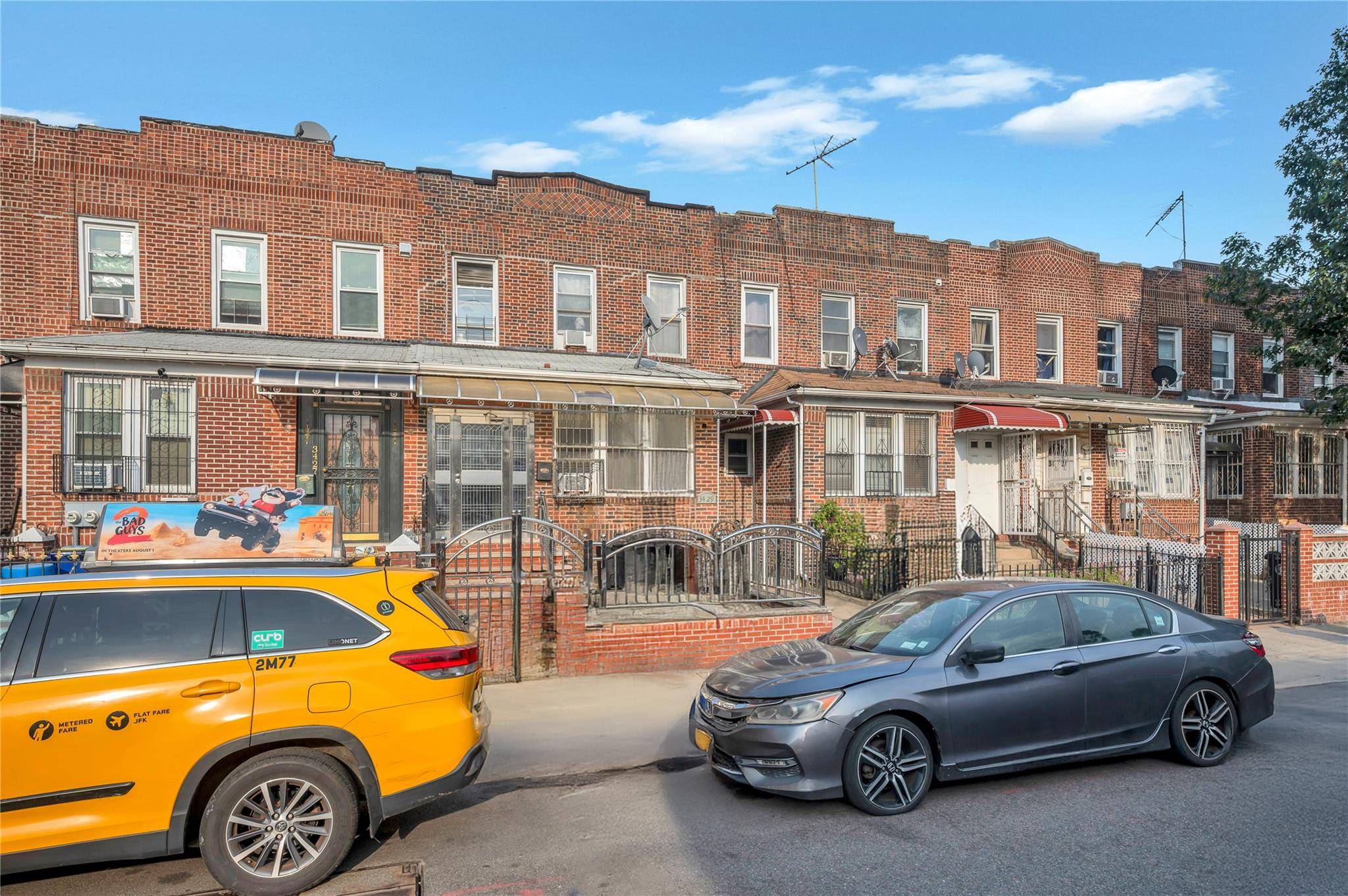 Excellent opportunity to own a Legal 2 family Brick Row house in the prime area of Woodside !