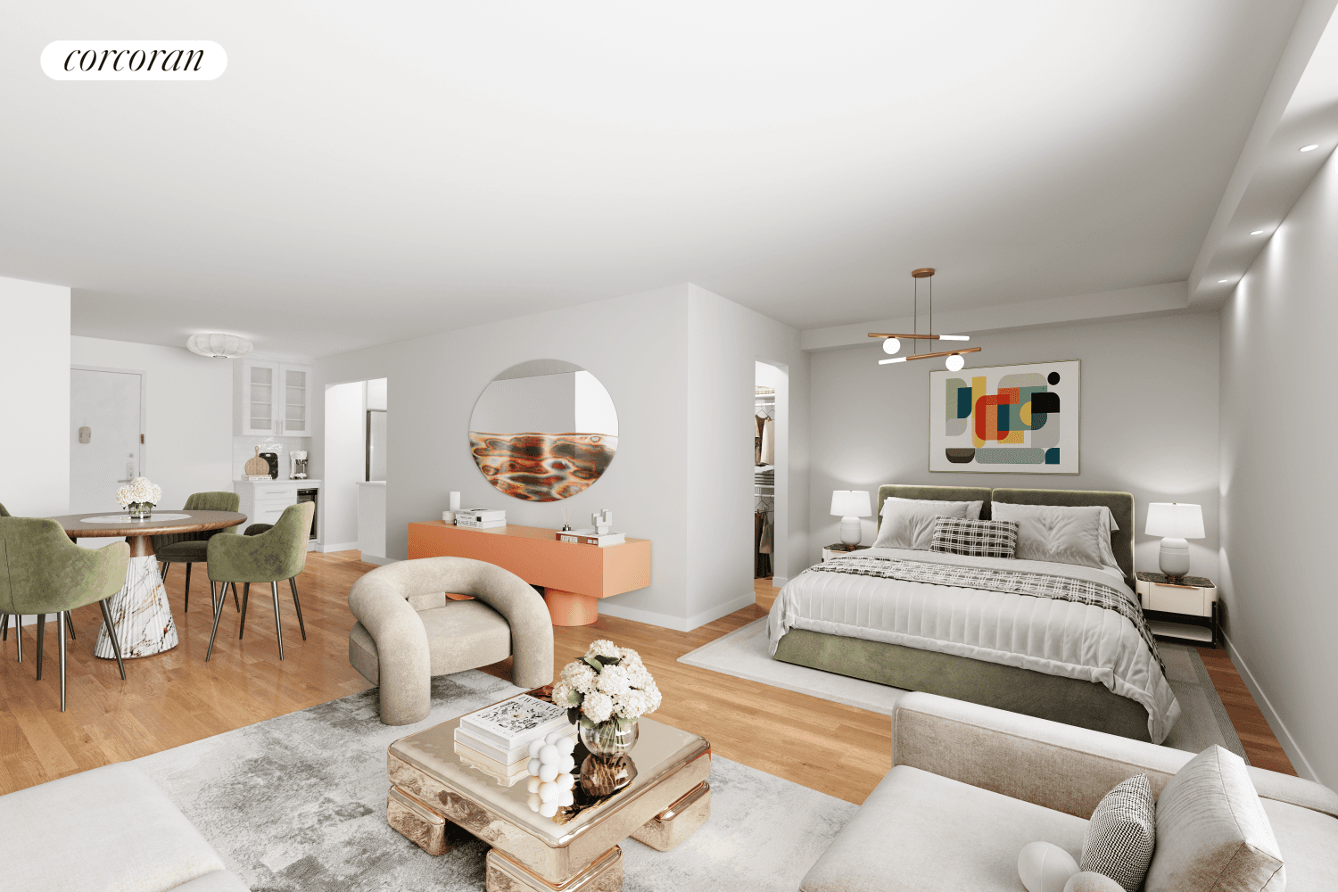 Sunlit Gramercy Alcove Studio in Prestigious Full Service Building This bright, east facing alcove studio is nestled in one of Gramercy's most prestigious full service co ops, offering a rare ...